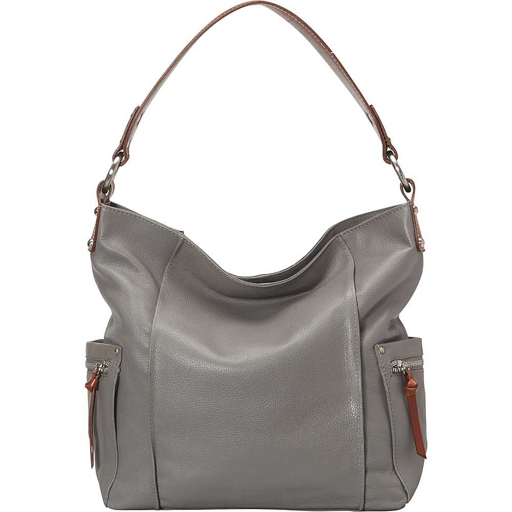 Nino Bossi Sweet Caroline Shoulder Bag Stone Nino Bossi Leather Handbags