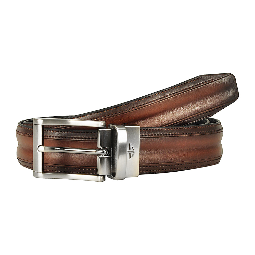 Dockers 32MM Feather Edge Reversible with Bombay Details Tan Black 40 Dockers Other Fashion Accessories