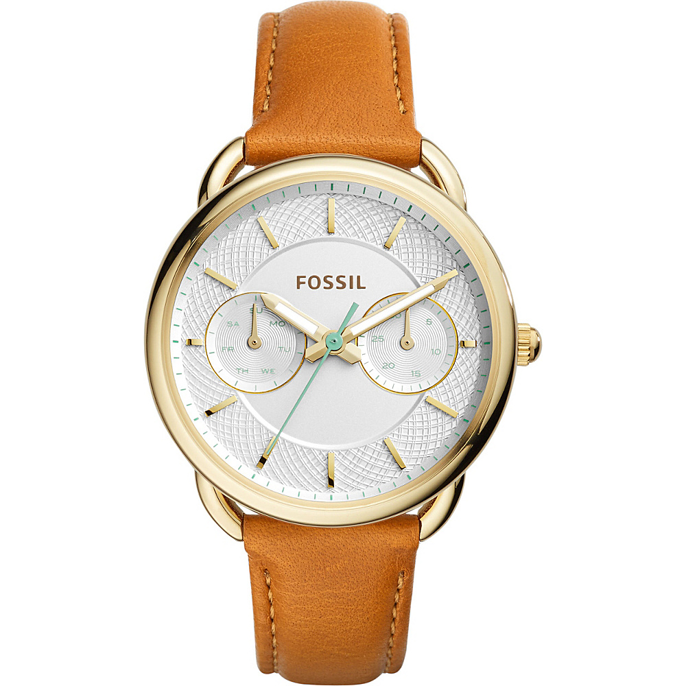Fossil Tailor Multifunction Leather Watch Saddle Fossil Watches