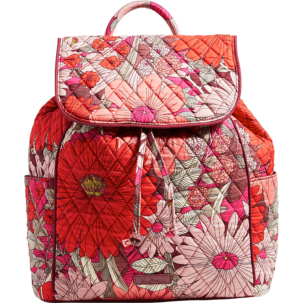 Vera Bradley Drawstring Backpack Bohemian Blooms Vera Bradley Fabric Handbags
