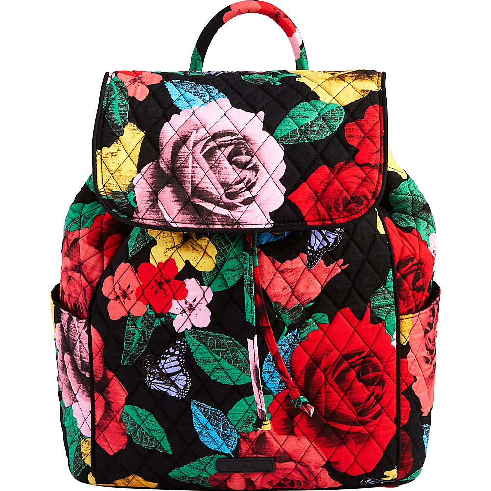 Vera Bradley Drawstring Backpack Havana Rose Vera Bradley Fabric Handbags