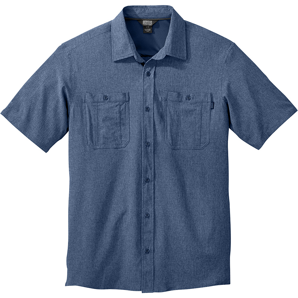 Outdoor Research Mens Wayward Short Sleeve Shirt S Dusk Outdoor Research Men s Apparel