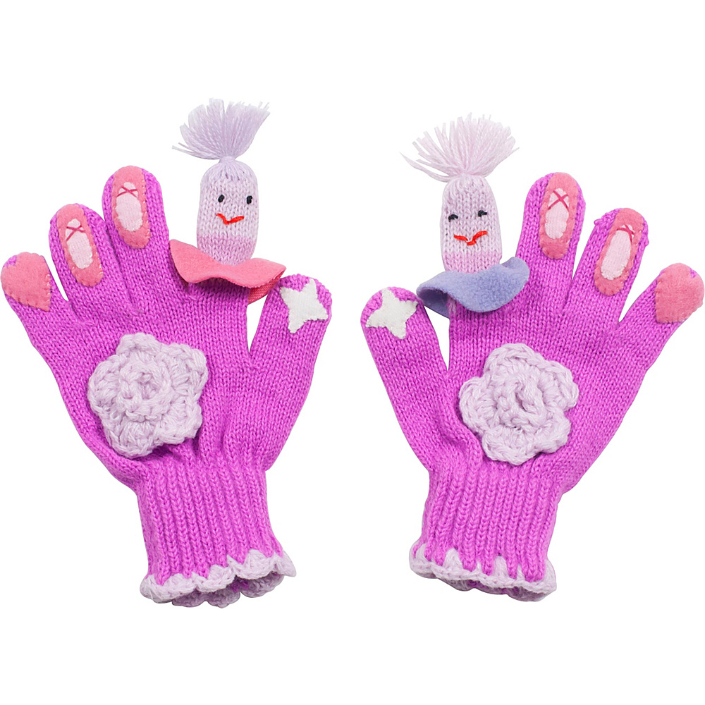 Kidorable Ballerina Knit Gloves Pink Small Kidorable Hats Gloves Scarves