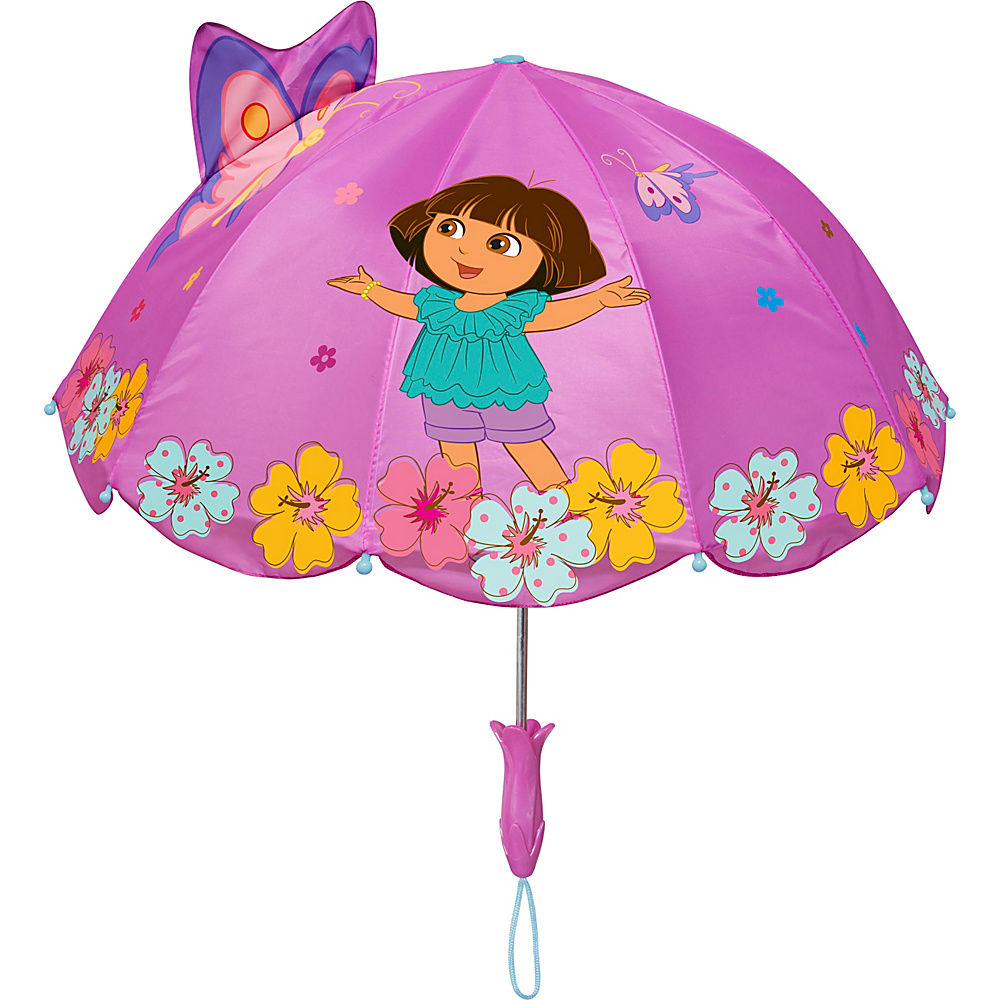 Kidorable Dora Umbrella Pink One Size Kidorable Umbrellas and Rain Gear