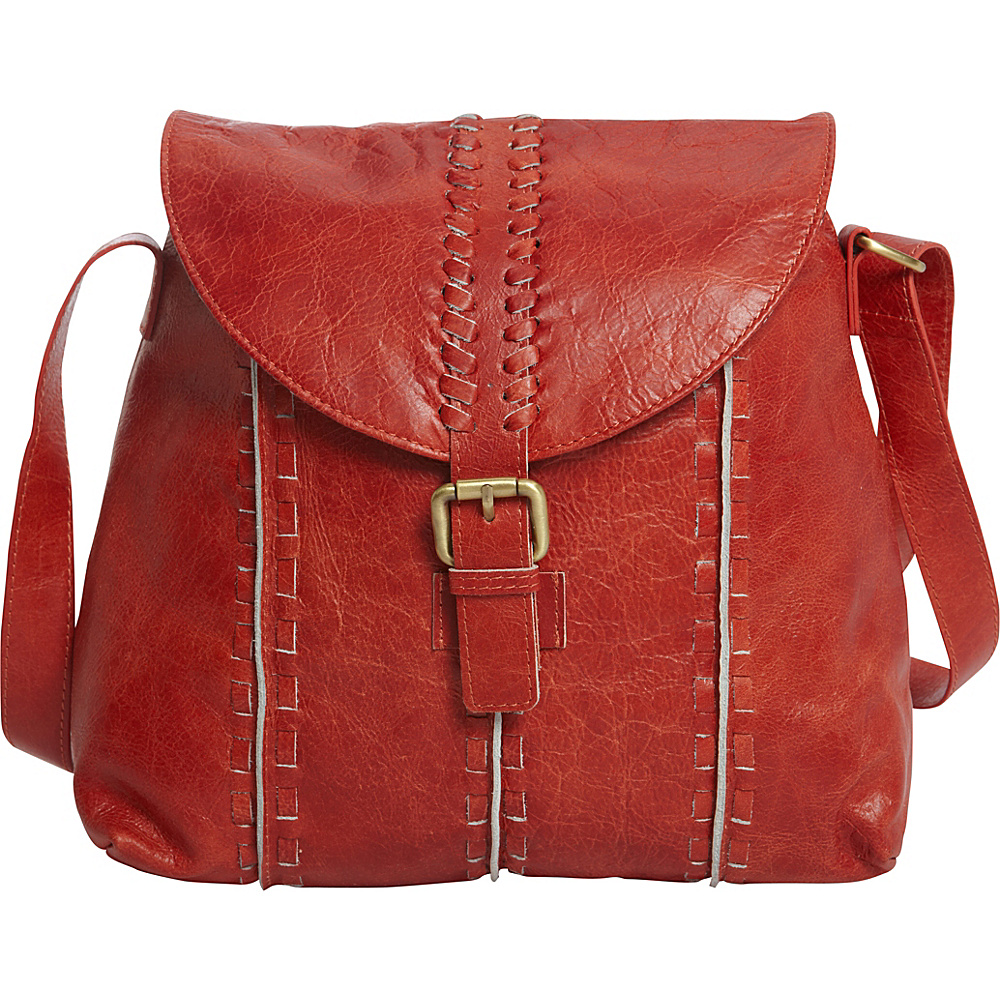 Latico Leathers Kimber Shoulder Bag Vintage Red Latico Leathers Leather Handbags