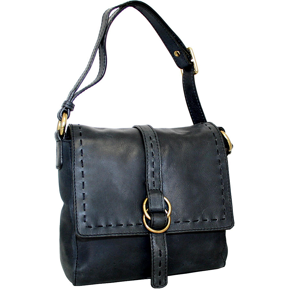 Nino Bossi My Sharona Crossbody Black Nino Bossi Leather Handbags