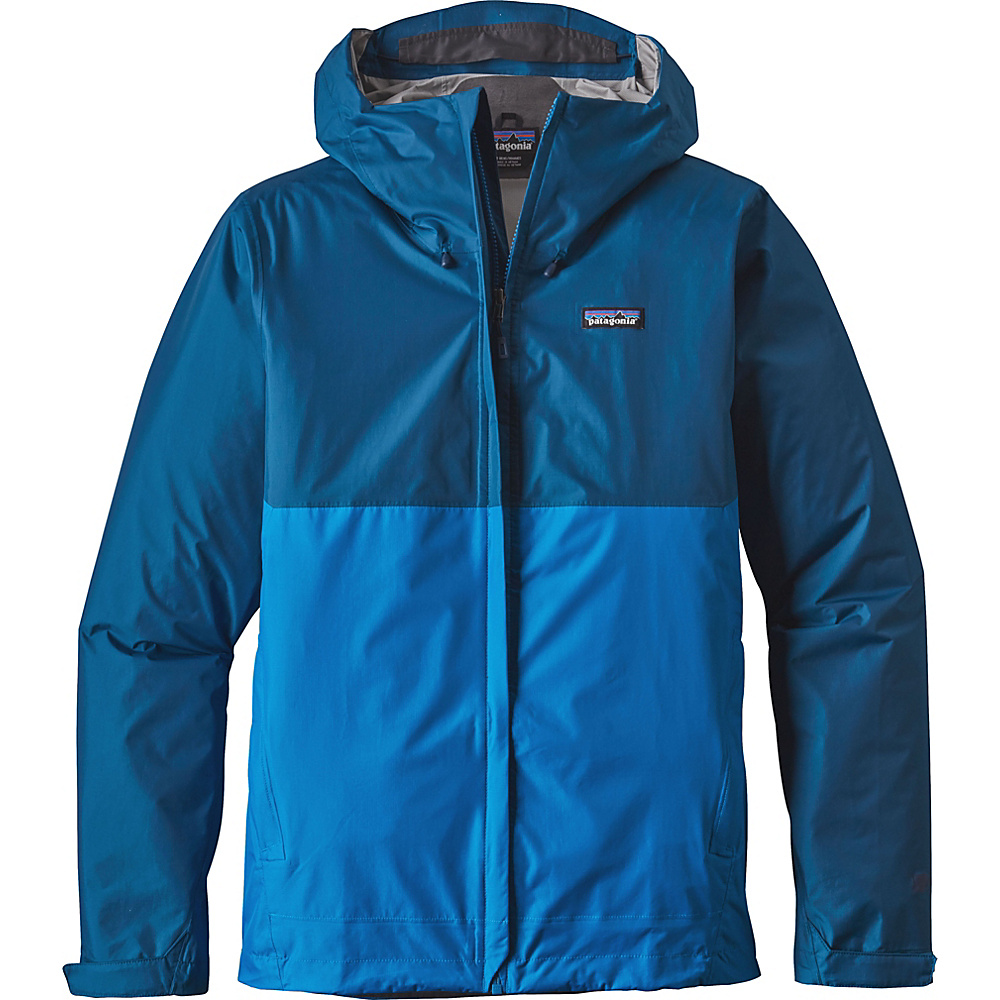 Patagonia Mens Torrentshell Jacket XL Big Sur Blue with Andes Blue Patagonia Men s Apparel