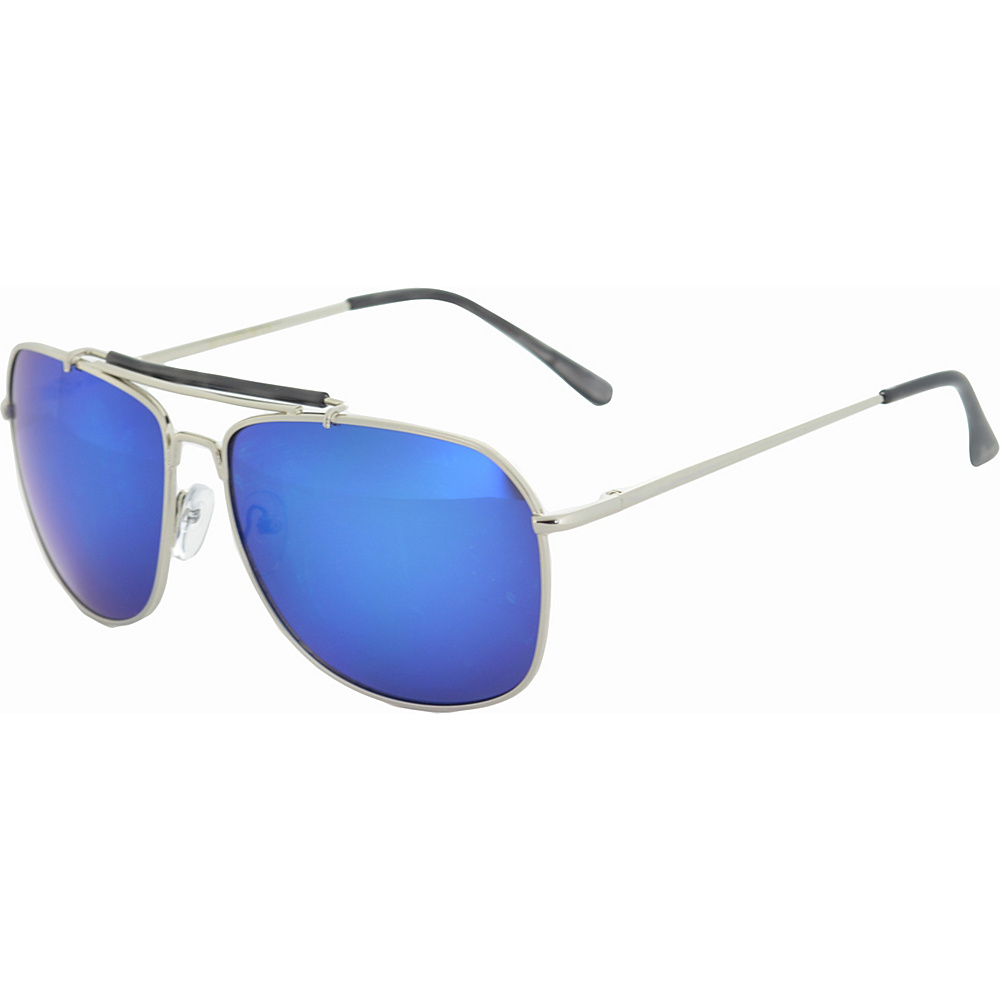 SW Global Eyewear Aden Double Bridge Aviator Fashion Sunglasses Blue SW Global Sunglasses