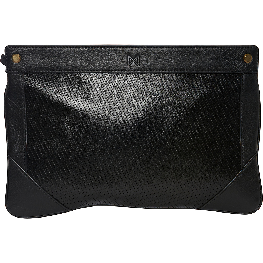 MOFE Lacuna Clutch Black MOFE Leather Handbags