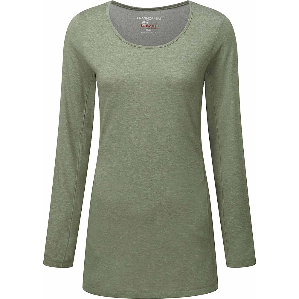 Craghoppers Nosilife Bailly Tunic 12 Soft Moss Marl Craghoppers Women s Apparel