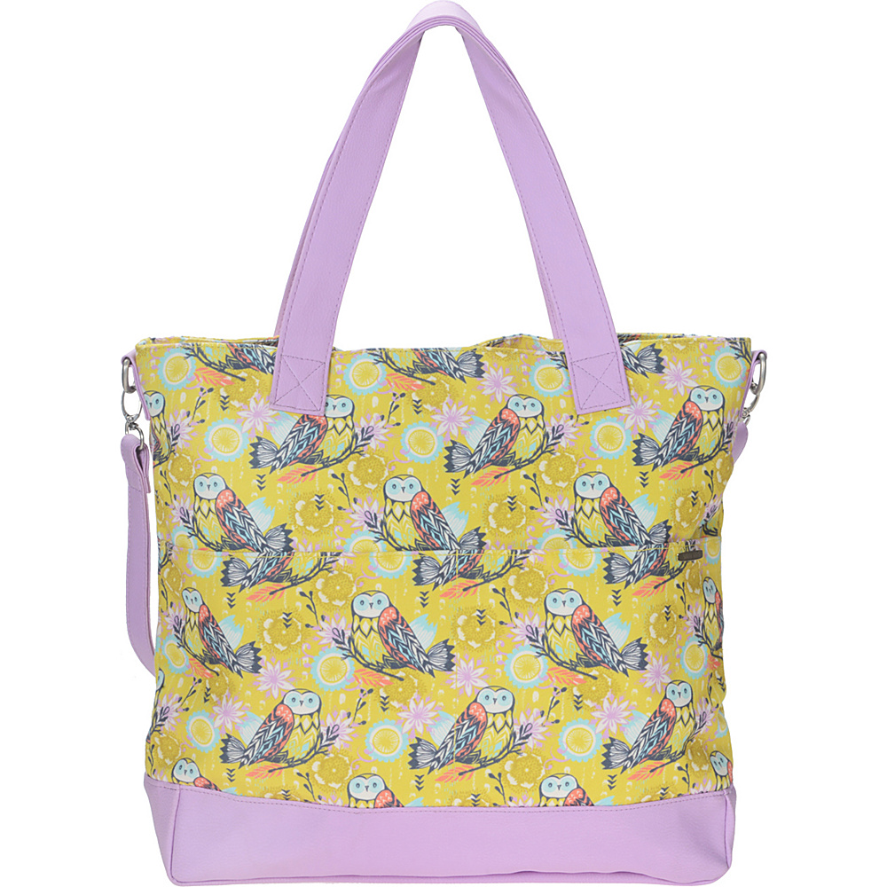 Capri Designs Sarah Watts Carryall Bag Owl Capri Designs Fabric Handbags