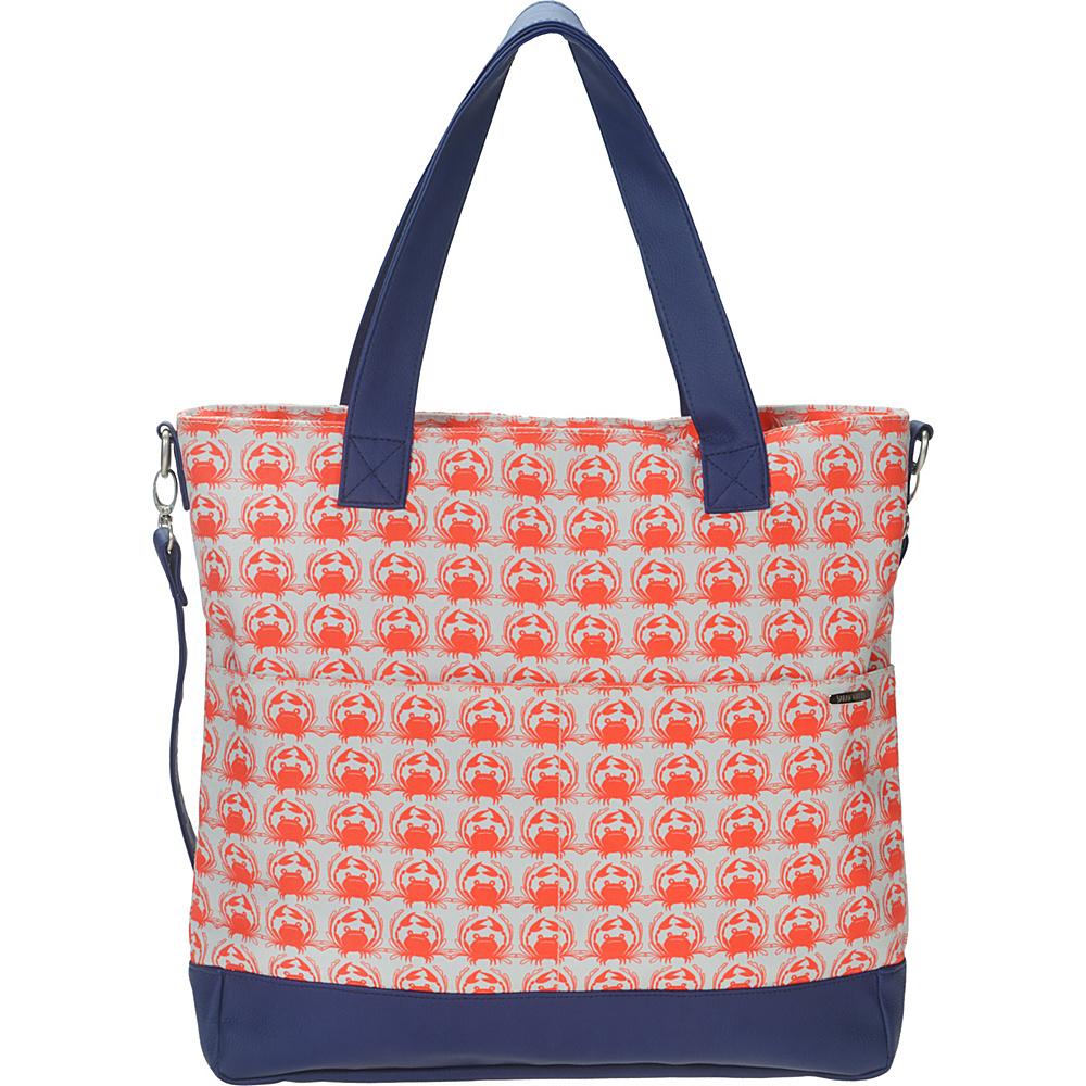 Capri Designs Sarah Watts Carryall Bag Crab Capri Designs Fabric Handbags