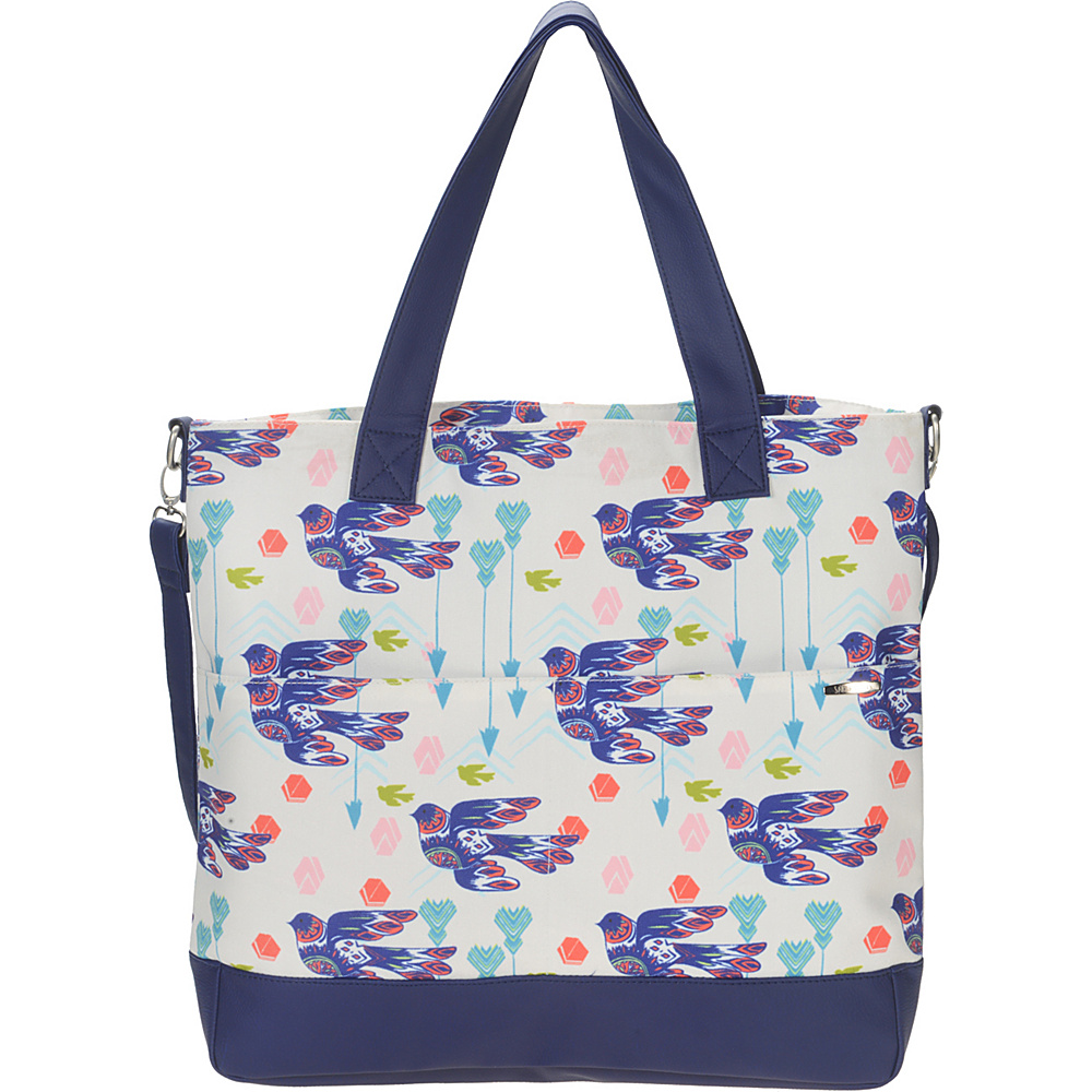 Capri Designs Sarah Watts Carryall Bag Dove Capri Designs Fabric Handbags