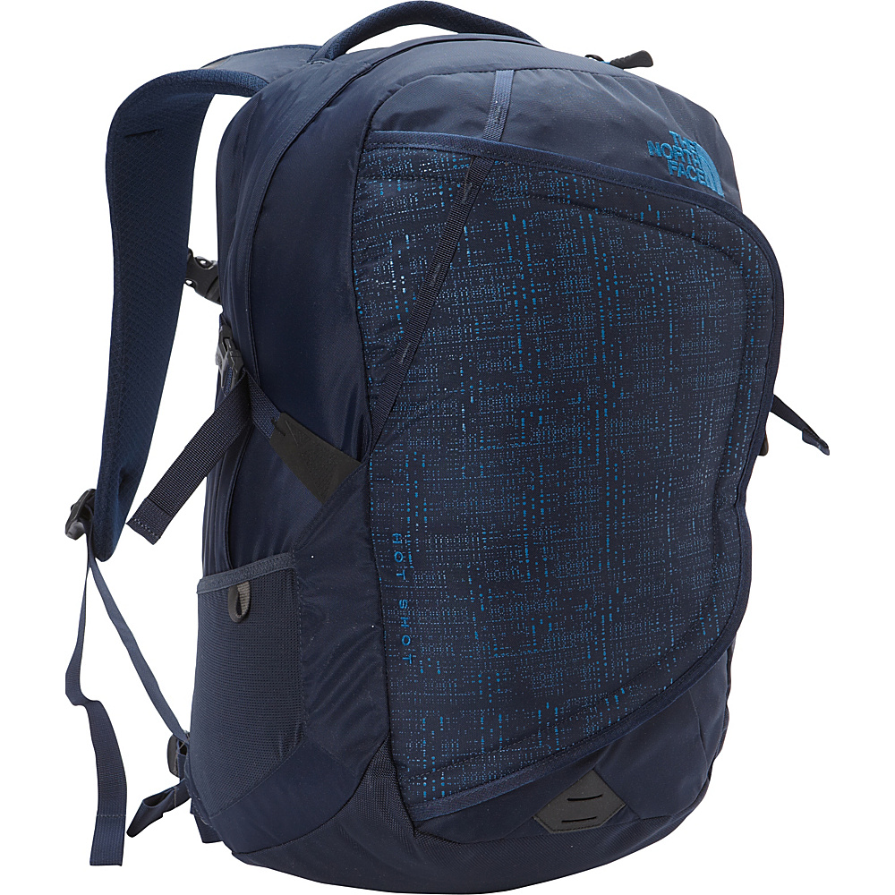 The North Face Hot Shot Laptop Backpack Urban Navy Banff Blue The North Face Business Laptop Backpacks