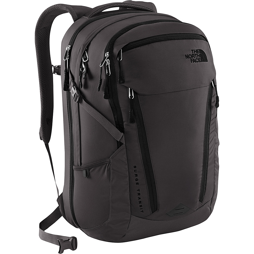 The North Face Surge Transit Laptop Backpack Graphite Grey Tnf Black The North Face Business Laptop Backpacks