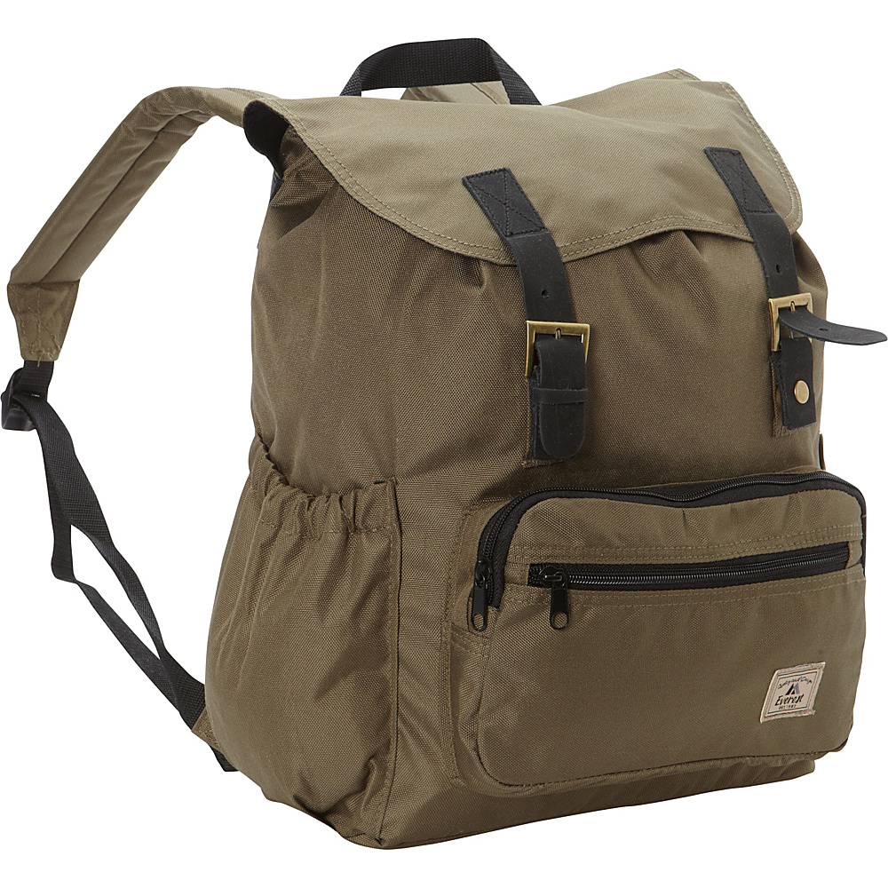 Everest Stylish Rucksack Olive Everest Everyday Backpacks