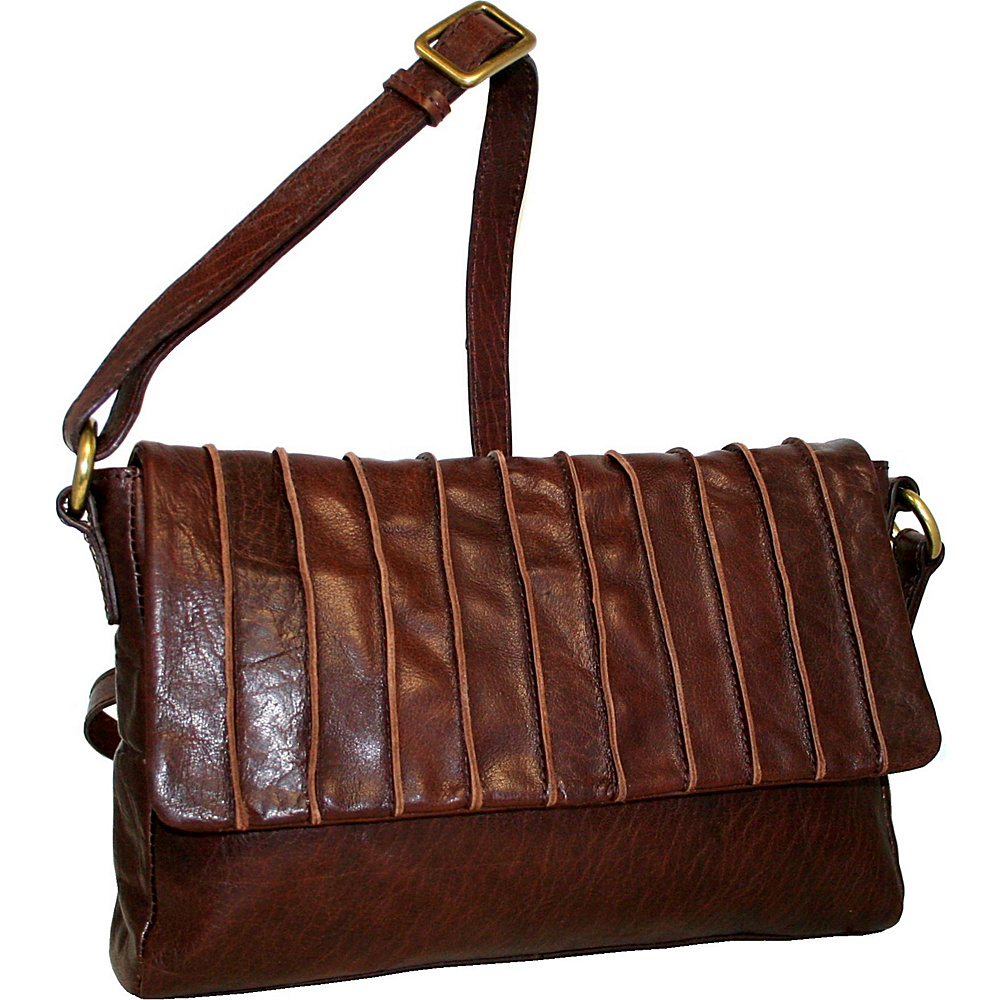 Nino Bossi Lady Jane Crossbody Chocolate Nino Bossi Leather Handbags