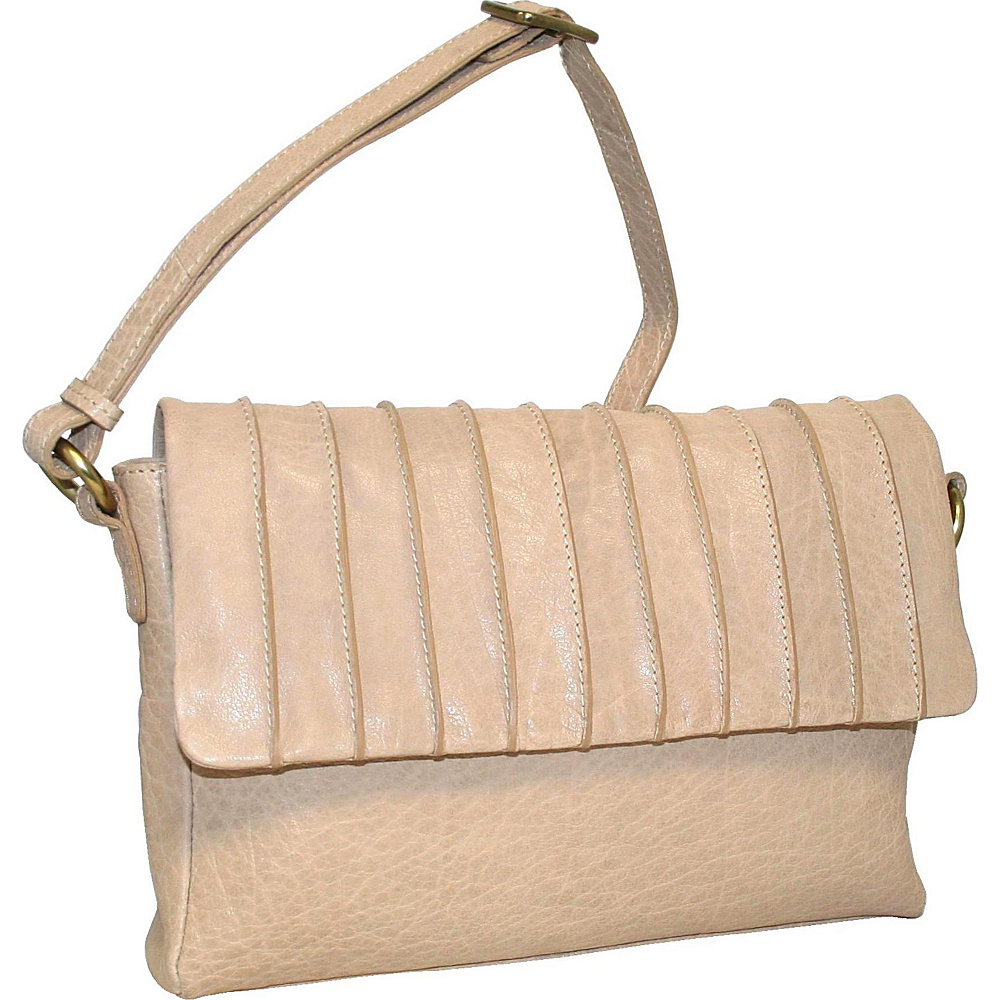 Nino Bossi Lady Jane Crossbody Peanut Nino Bossi Leather Handbags