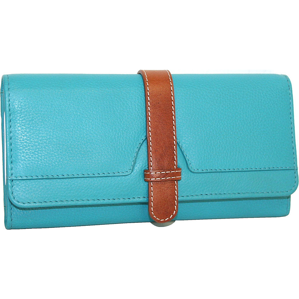 Nino Bossi Olivia s Wallet Wallet Turquoise Nino Bossi Ladies Clutch Wallets