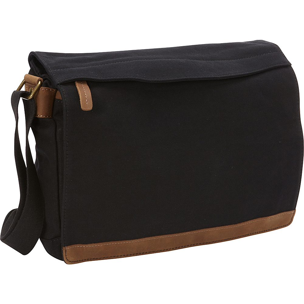 Vagabond Traveler Casual Style Canvas Messenger Bag Black Vagabond Traveler Messenger Bags