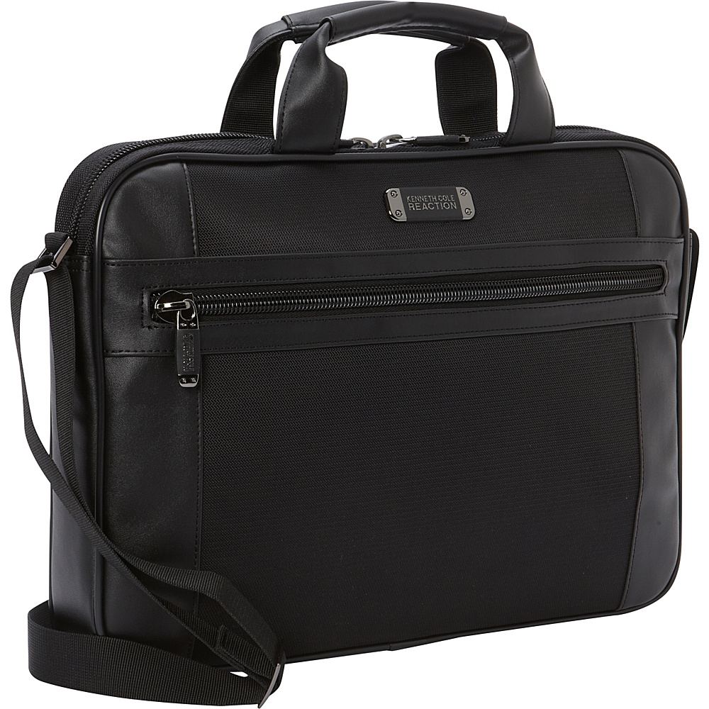 Kenneth Cole Reaction Case Your Order Polyester Slim Top Zip 15.6 Computer Sleeve Black Kenneth Cole Reaction Electronic Cases