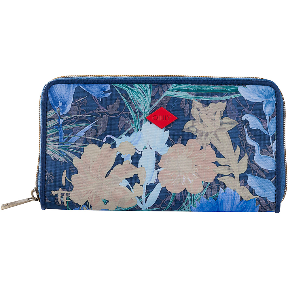 Oilily Large Zip Wallet Blueberry Oilily Women s Wallets