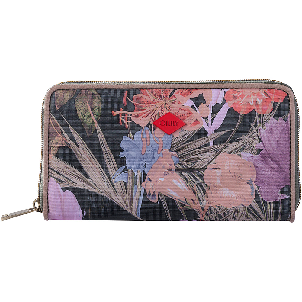 Oilily Large Zip Wallet Fig Oilily Women s Wallets