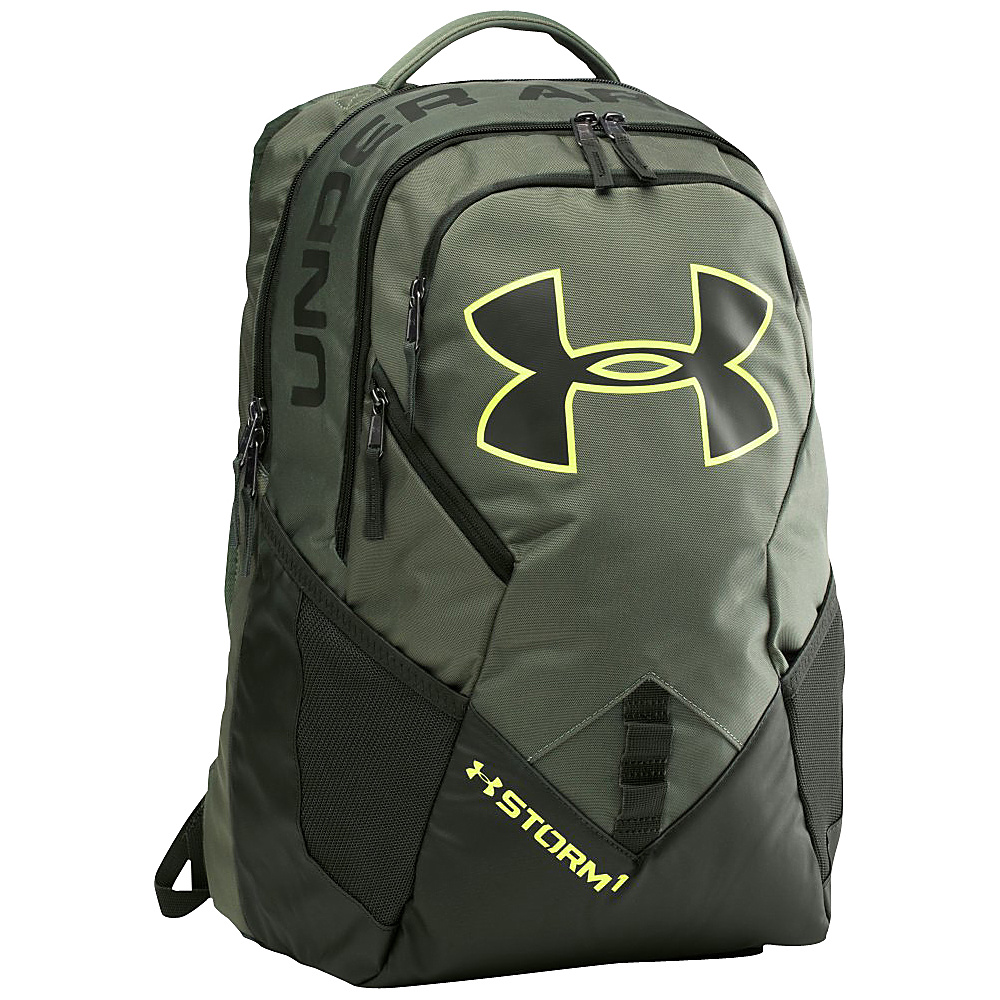 Under Armour Big Logo IV Backpack Downtown Green Artillery Green X Ray Under Armour School Day Hiking Backpacks