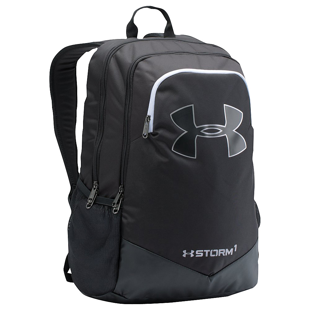 Under Armour Boys Scrimmage Backpack Black White Silver Under Armour Business Laptop Backpacks