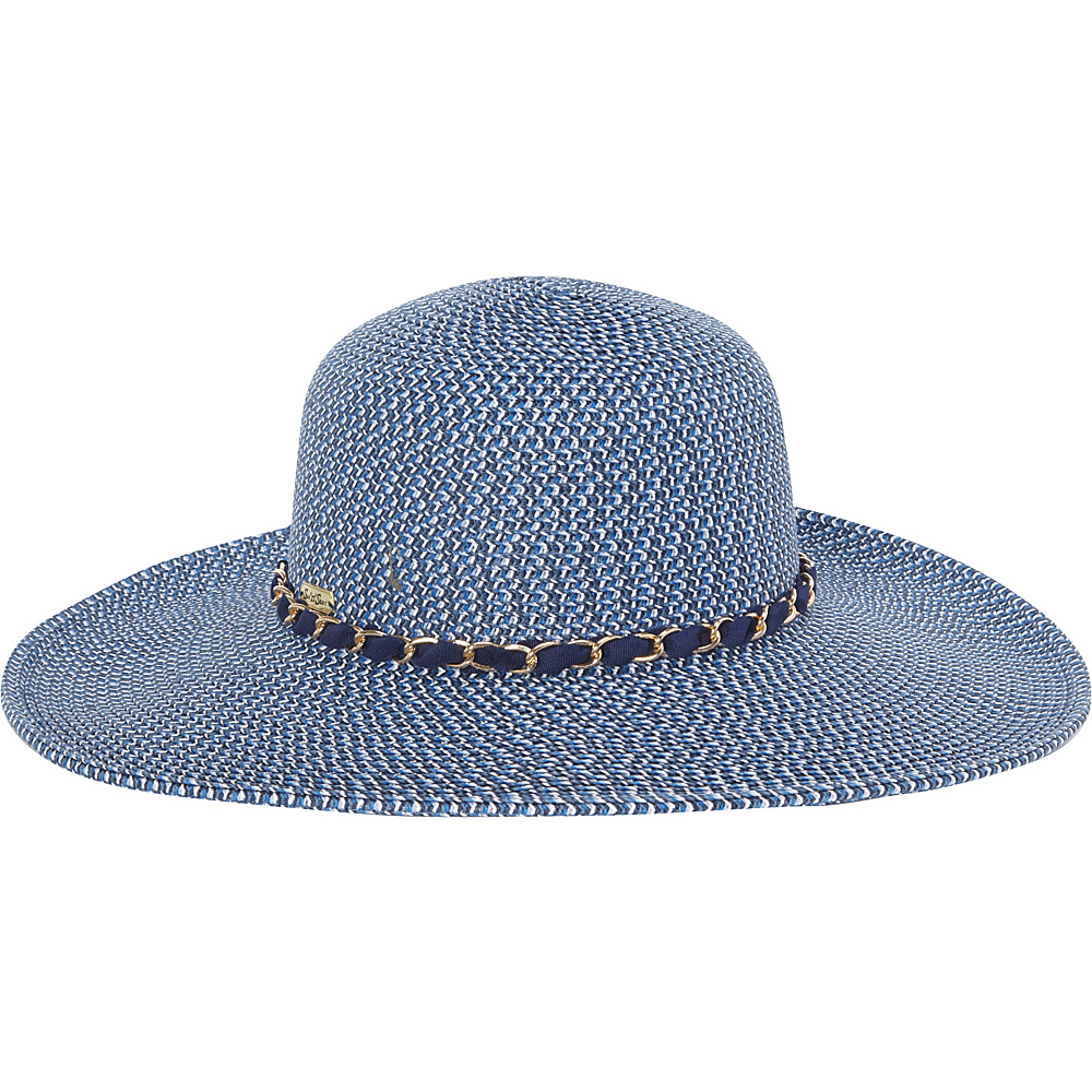 Sun N Sand Paper Braid Chain Hat Navy Sun N Sand Hats