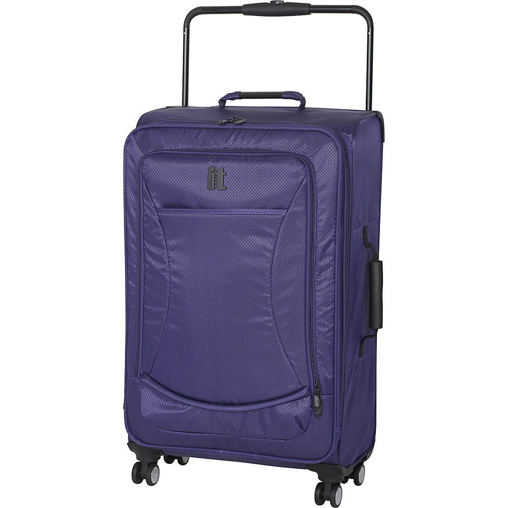 it luggage World s Lightest 28.9 8 Wheel Spinner 2 Tone Blue it luggage Large Rolling Luggage