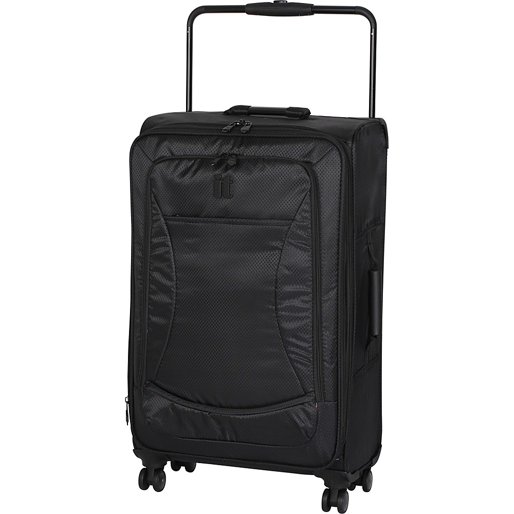 it luggage World s Lightest 28.9 8 Wheel Spinner Black it luggage Large Rolling Luggage