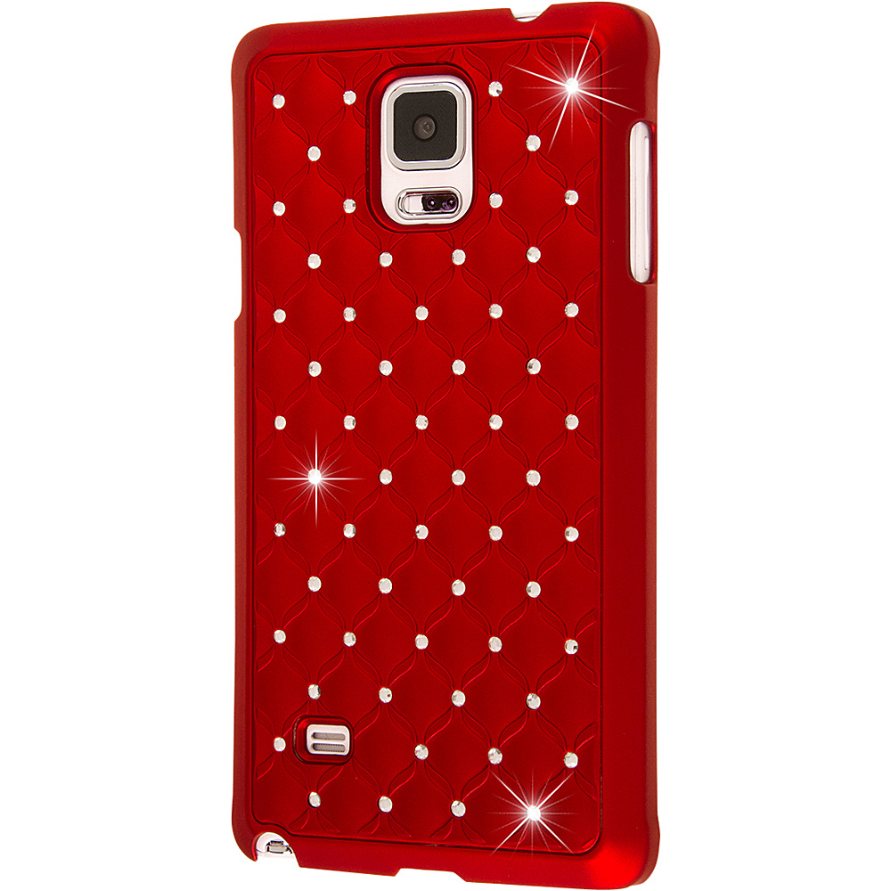 EMPIRE GLITZ Bling Accent Case for Samsung Galaxy Note 4 Red EMPIRE Electronic Cases
