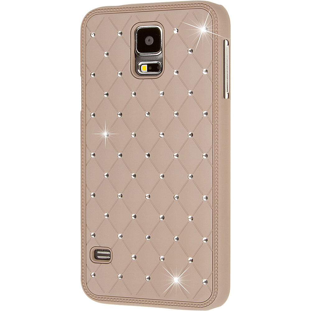EMPIRE GLITZ Bling Accent Case for Samsung Galaxy S5 Cognac EMPIRE Personal Electronic Cases