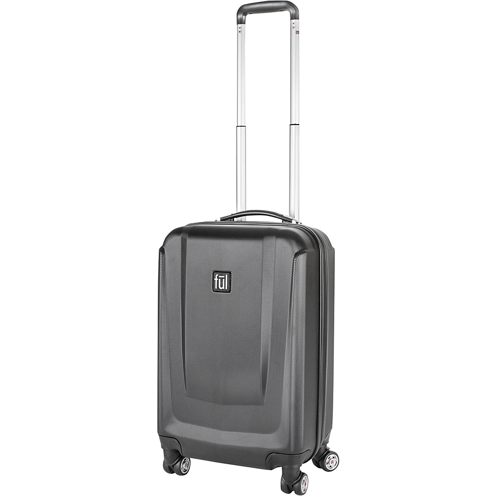 ful Load Rider Series 20in Spinner Upright Luggage Black ful Hardside Carry On
