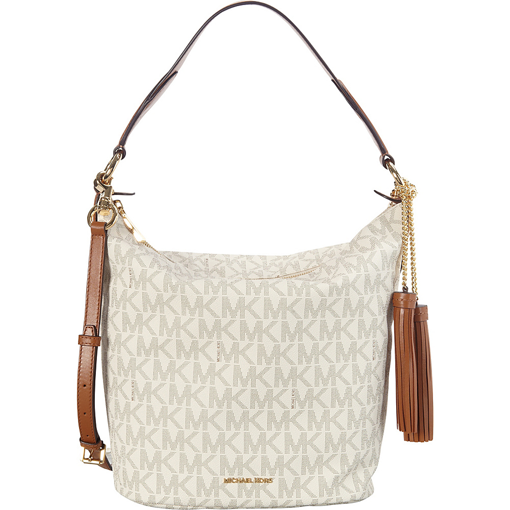 MICHAEL Michael Kors Elana Large Convertible Shoulder Bag Vanilla MICHAEL Michael Kors Designer Handbags