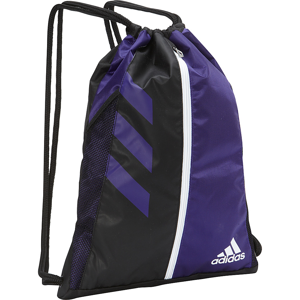 adidas Team Issue Sackpack Collegiate Purple Black White adidas Everyday Backpacks
