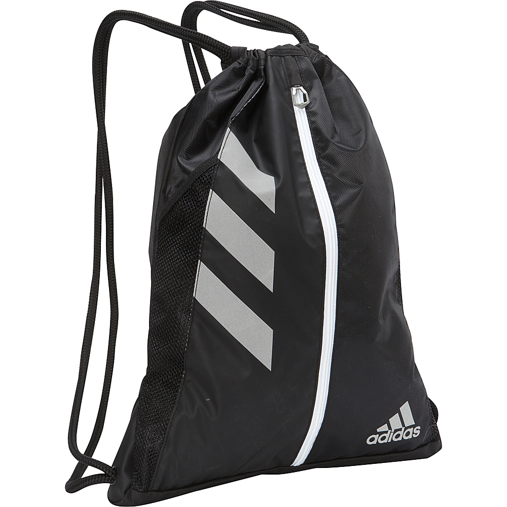 adidas Team Issue Sackpack Black Silver adidas Everyday Backpacks