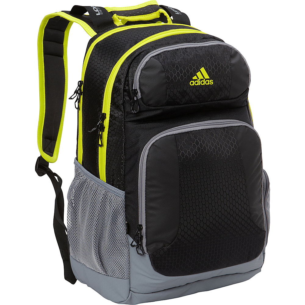 adidas Strength Laptop Backpack Black Solar Yellow Deepest Space adidas Business Laptop Backpacks