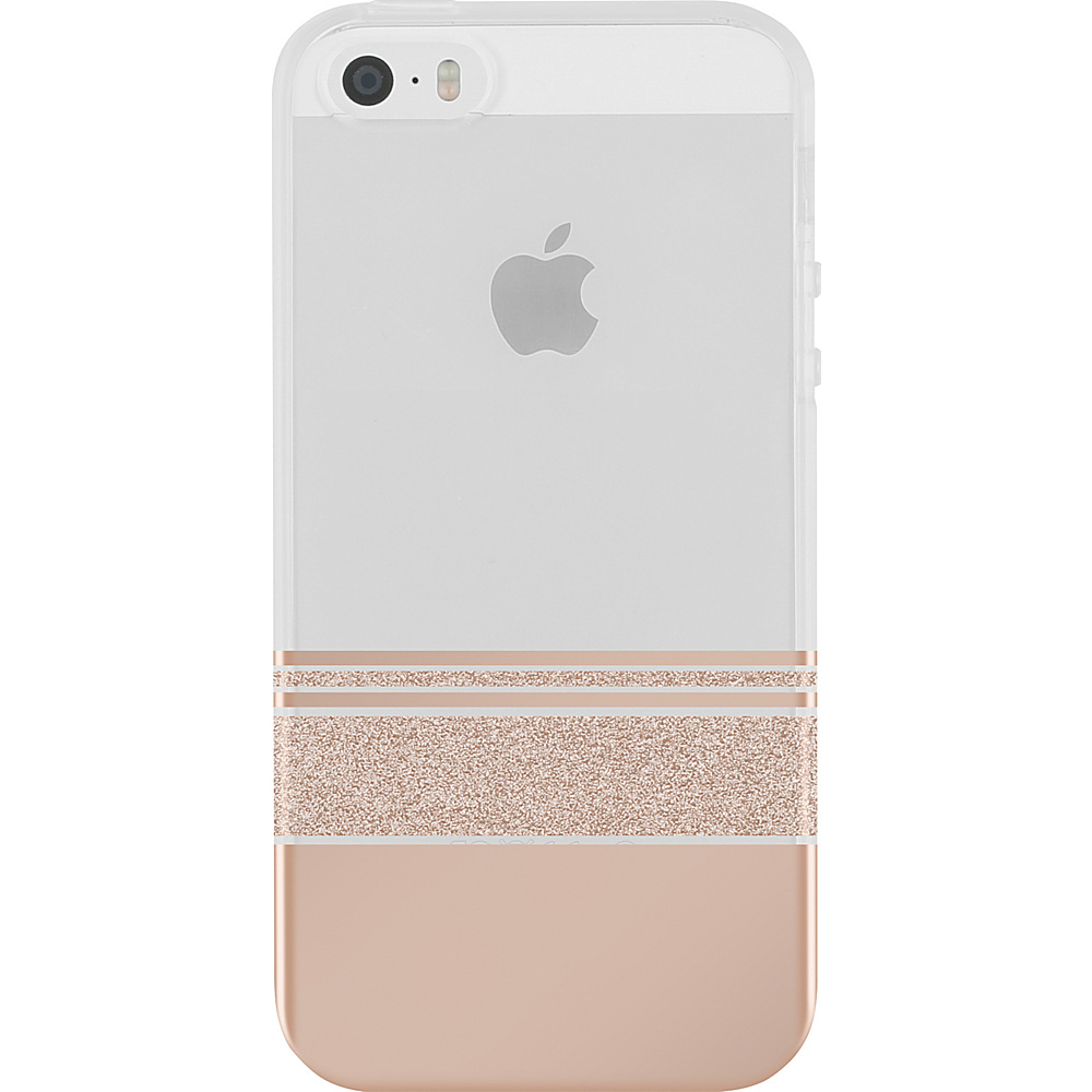 Incipio Design Series Wesley Stripes for iPhone 5 5s SE Rose Gold Incipio Electronic Cases