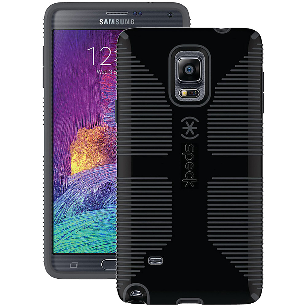 Speck Samsung Galaxy Note 4 Candyshell Grip Case Black Slate Gray Speck Electronic Cases