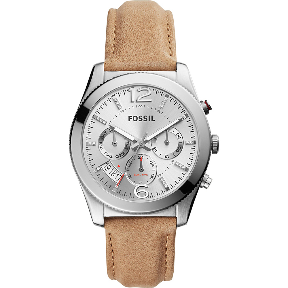 Fossil Perfect Boyfriend Multifunction Leather Watch Brown Fossil Watches