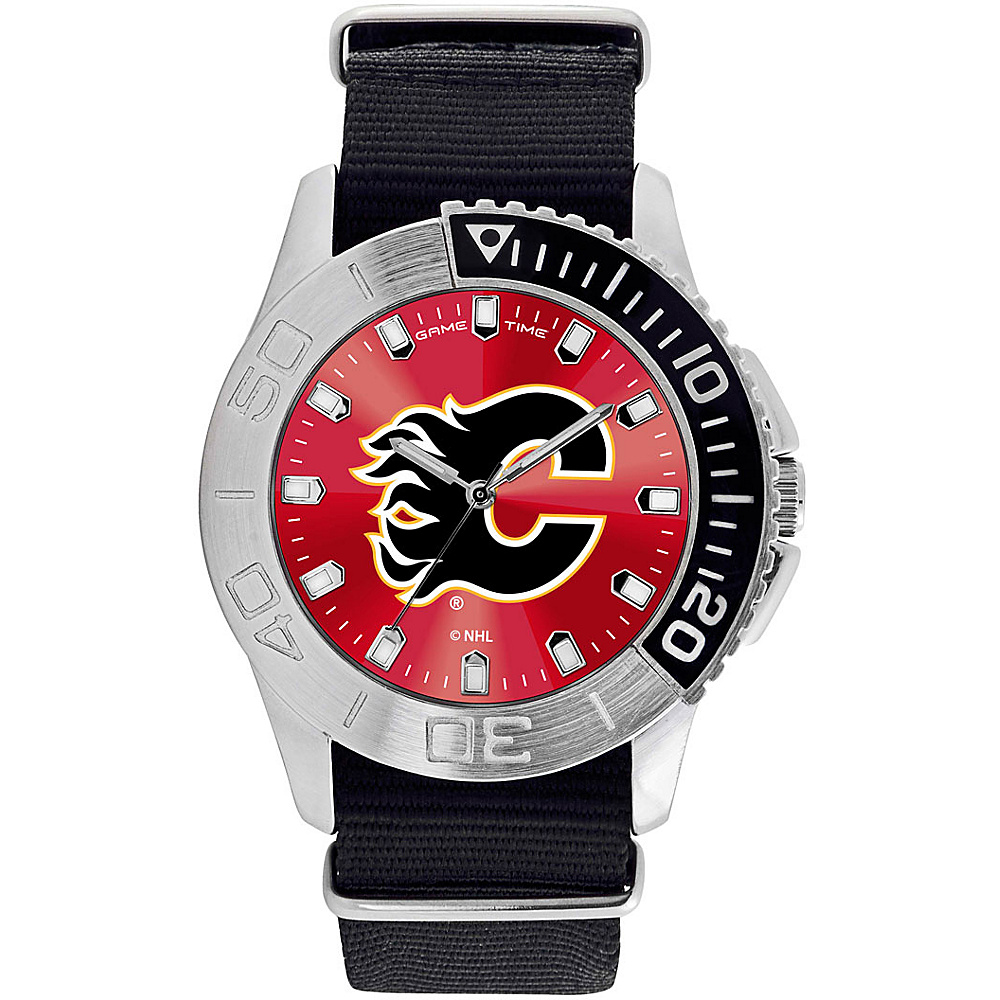 Game Time Mens Starter NHL Watch Calgary Flames Game Time Watches