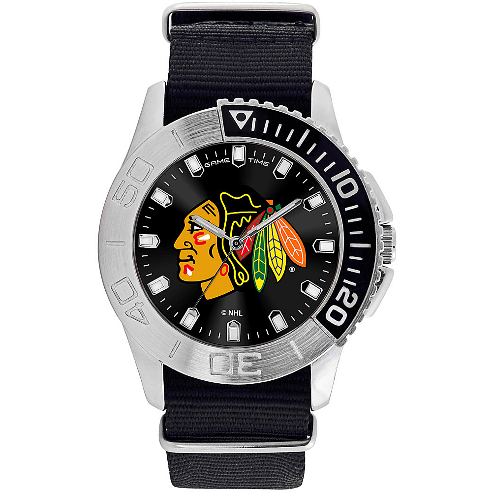 Game Time Mens Starter NHL Watch Chicago Blackhawks Game Time Watches
