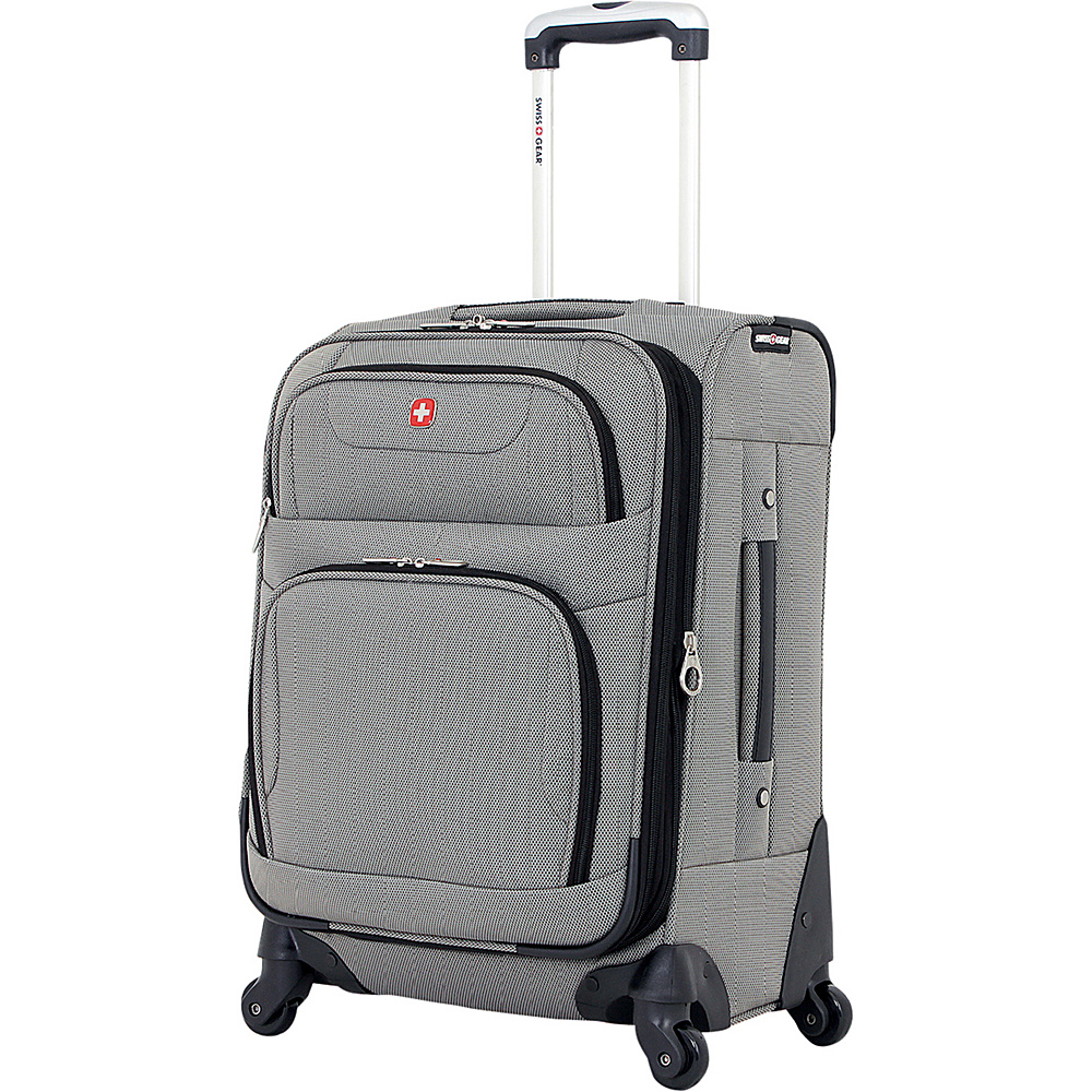SwissGear Travel Gear 20 Spinner Pewter SwissGear Travel Gear Small Rolling Luggage