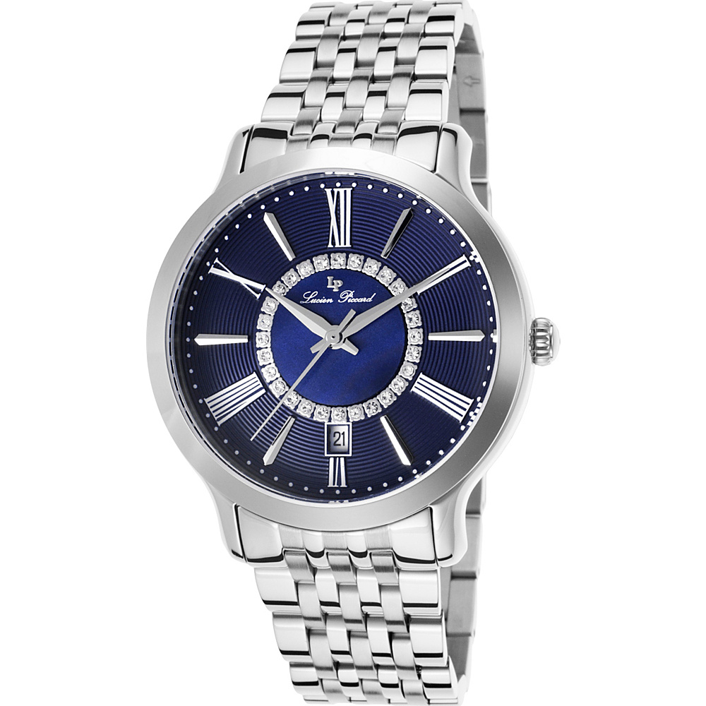 Lucien Piccard Watches Sofia Stainless Steel Watch Silver Blue Pearl Silver Lucien Piccard Watches Watches