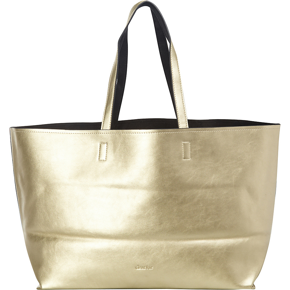 deux lux Cortina Tote Gold deux lux Manmade Handbags