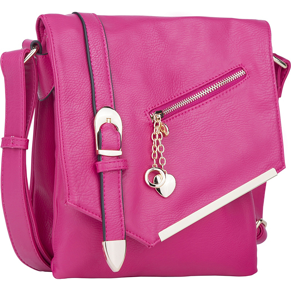 MKF Collection Jasmine Cross Body Shoulder Bag Pink MKF Collection Manmade Handbags