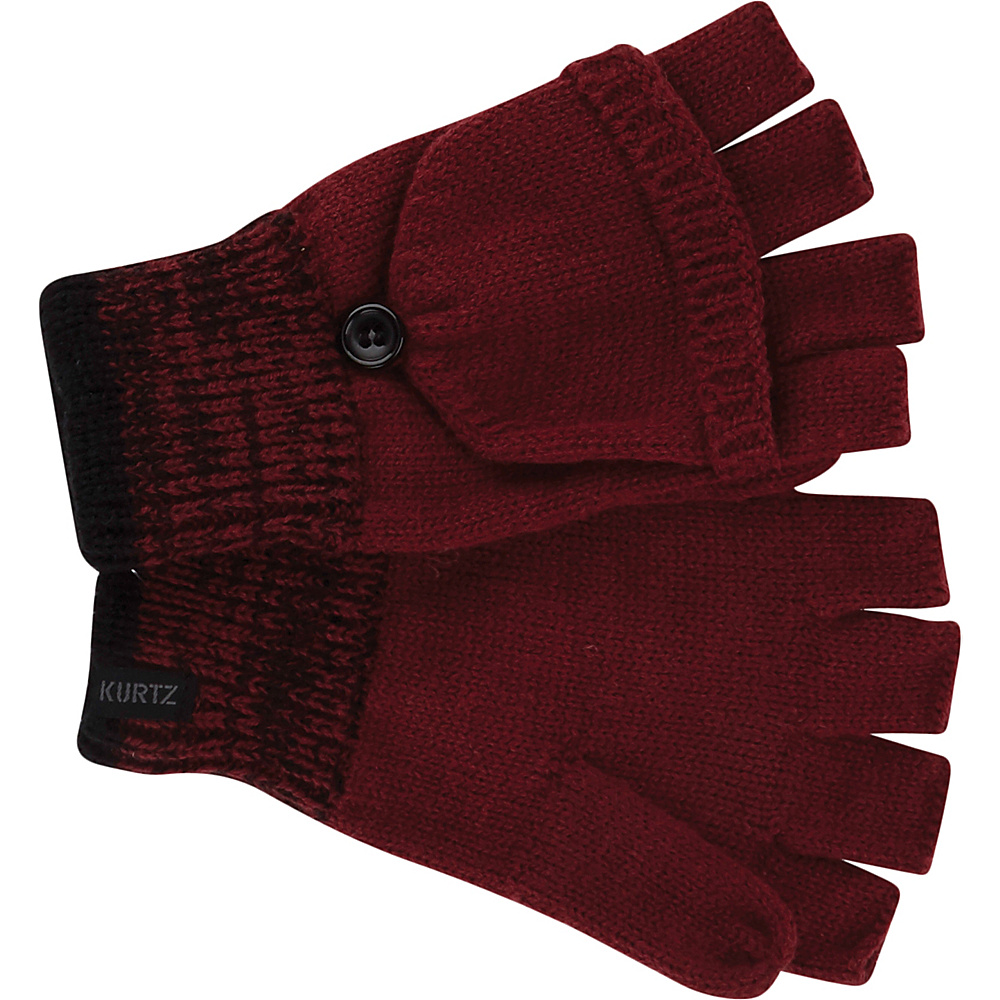 A Kurtz Flag Glove Dark Red A Kurtz Hats Gloves Scarves