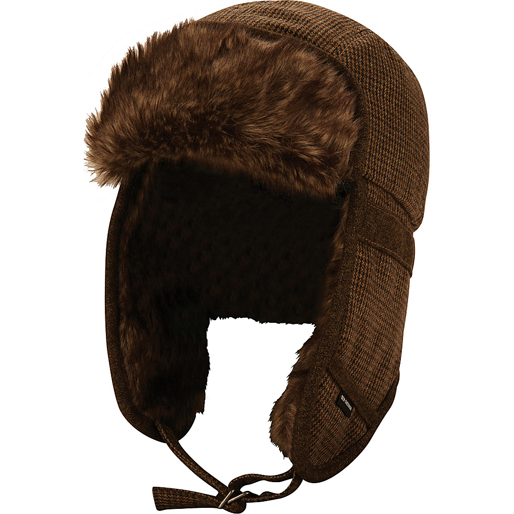 Ben Sherman Wool Trapper Hat Brown L XL Ben Sherman Hats Gloves Scarves